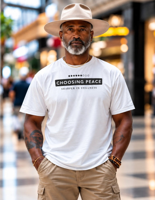 Becoming Unbothered Unisex Tee – Act VI: Choosing Peace