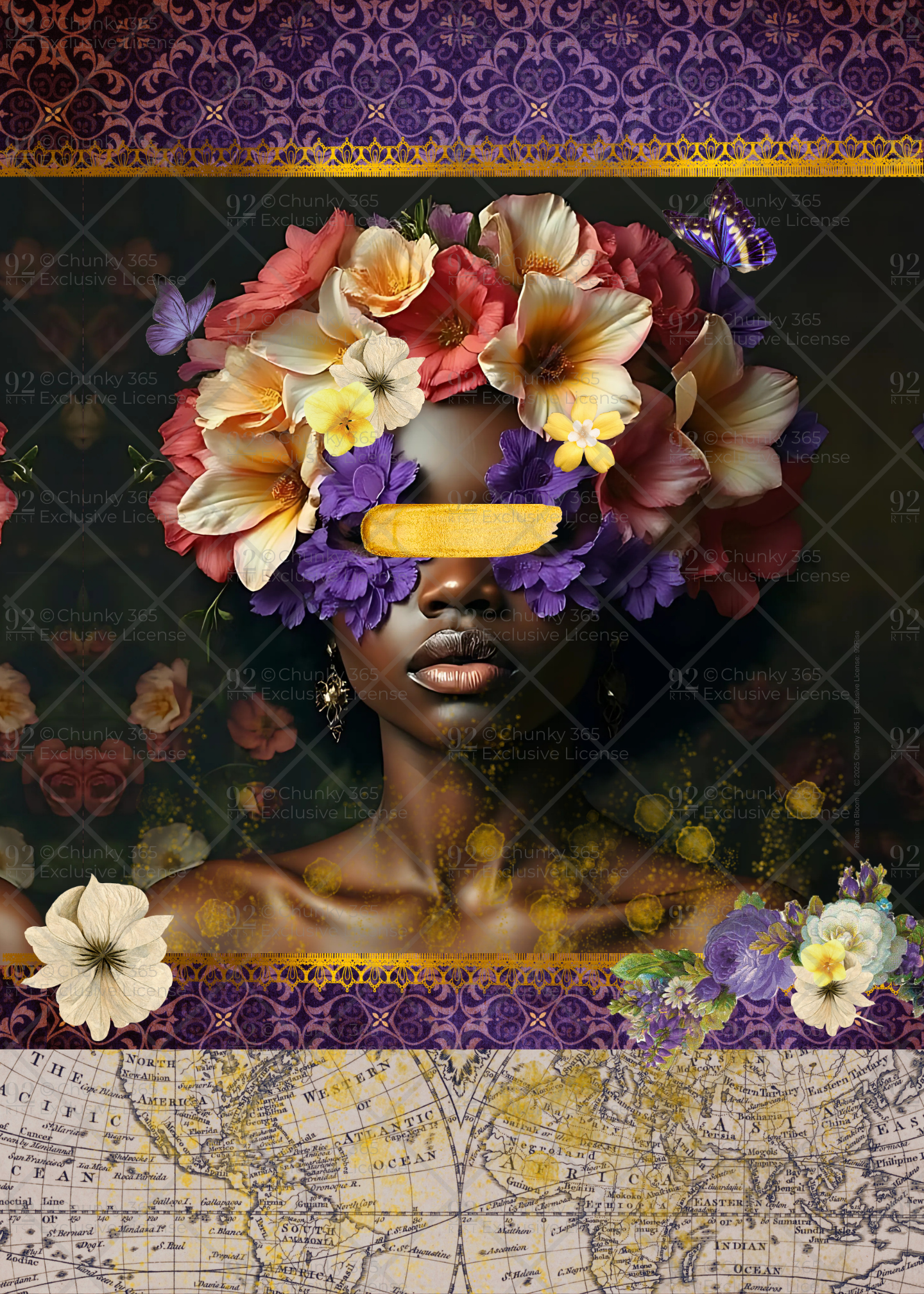 Peace In Bloom (Canvas Art)